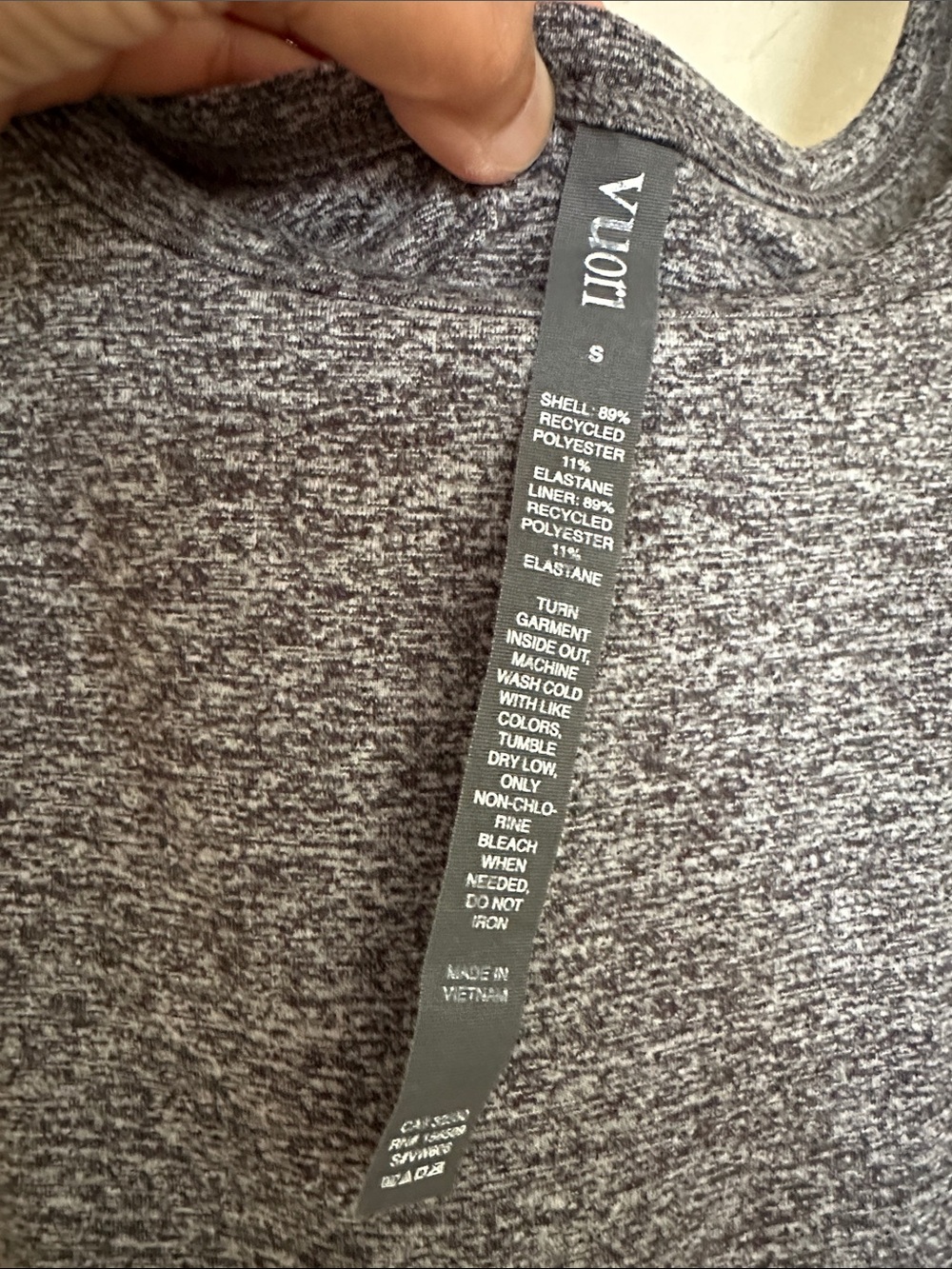 Vuori Sleeveless Heather Gray Bodycon Midi Dress - Picture 2 of 2